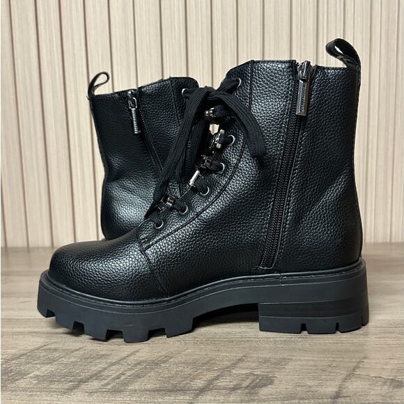 Karl Lagerfeld Paris Mela Combat Boots Women’s Size 5M - Picture 10 of 11